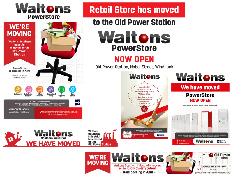 Waltons office move campaign
