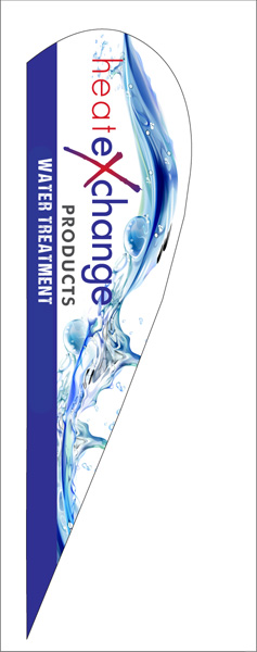 Heat Exchange Teardrop banner