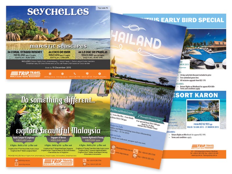 Trip Travel adverts